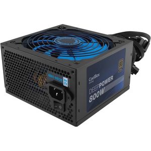 800W Voeding voor PC - Stille Ventilator, ATX12V Compatibel, 6x SATA en 2x PCI-e