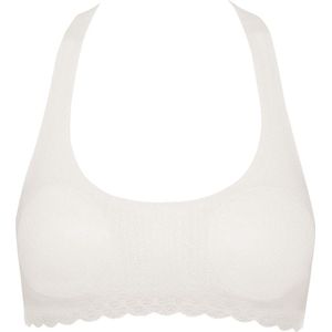 Sloggi - Zero Feel Lace - Bustier - Angora - Beugelloos, Uitneembare Pads