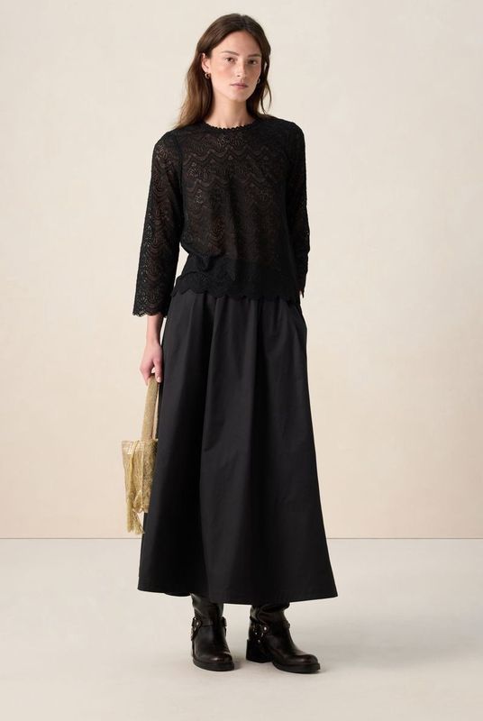 Sissy-Boy - Zwarte maxi rok