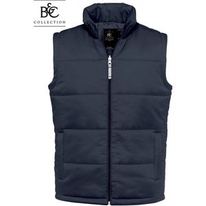 B&C Collection Heren Bodywarmer Maat L Kleur Blauw