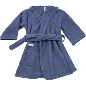 Funnies badjas Silk Blue | funnies badjas | badjas 0-1 jaar | 100% zuivere katoen, badstof | baby | na het zwemmen | na het douchen