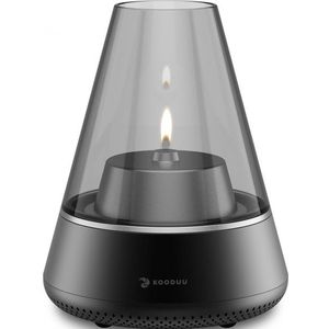 Kooduu Olielamp en Bluetooth speaker - Nordic light Pro - Ø14 - Zwart