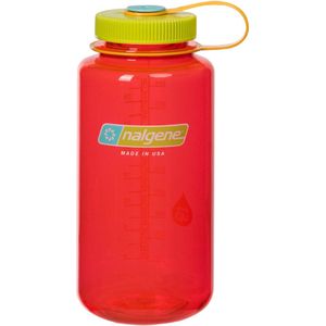 Nalgene Sustain Wide Mouth 1000ml - drinkfles - Pomegranate Sustain