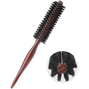 Mini Ronde Föhnborstel - 3 cm Haren, Natuurlijke Krulborstel voor Mannen en Vrouwen