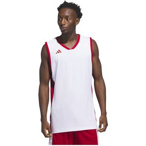 adidas Hombre MENS PULSE SPEED BBALL JERSEY, white/team power red, L