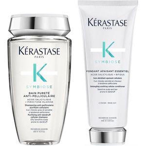 Kerastase Symbiose Bain Pureté Anti-Pelliculaire 250ml + Fondant Apaisant Essentiel 200ml
