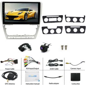 4+64G Android 14 Car Stereo For Skoda Octavia II (2004-2013) | 10-inch Touchscreen with GPS + Wireless Carplay & Android Auto + AHD Camera & Mic