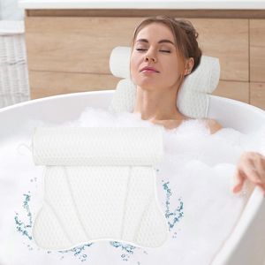 Ergonomisch Badkussen met 6 Antislip Zuigkoppen en Badbal