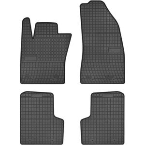 Rubbermatten Set - 4-delig - Voor Jeep Renegade - Hoogwaardige Rubber - Opstaande Rand
