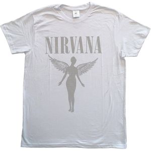 Nirvana - In Utero Tour Heren T-shirt - S - Wit