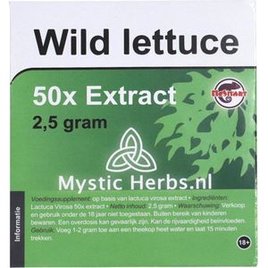 Wild Lettuce 50X Extract - 2,5 gram