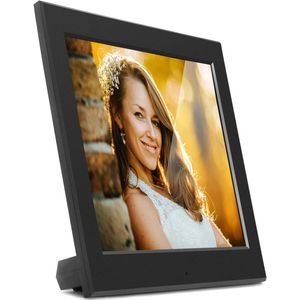 8 inch digitale fotolijst met automatische diavoorstelling, USB/SD/SDHC ondersteuning, ingebouwde klok en kalender