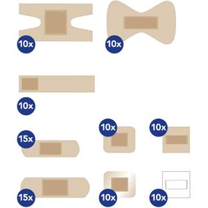 First Aid Only pleisterset - industrieel - 100 stuks assorti - AC-P10023