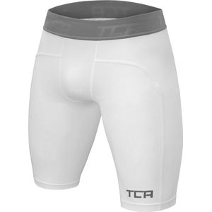 TCA - Pro Performance - Compressie Basislaag Thermische Onderbroek Shorts - Wit