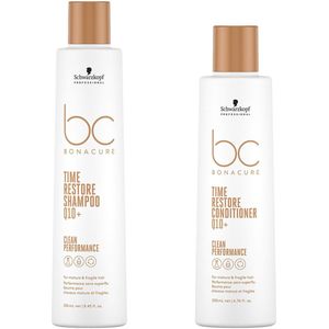 Schwarzkopf - BC Bonacure - Time Restore - Shampoo & Conditioner Voordeelset