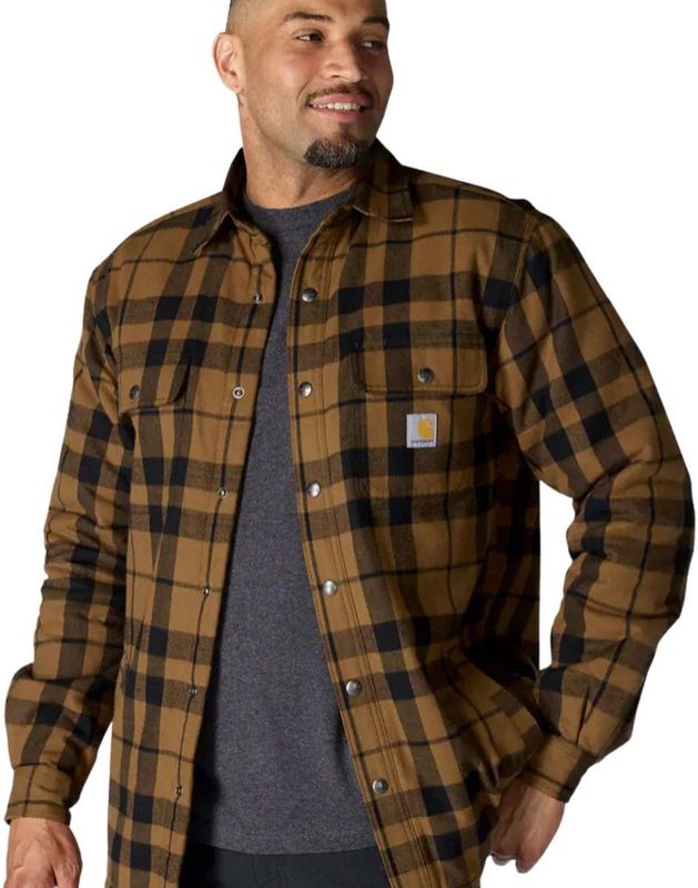 Carhartt - Relaxed Fit - Tussenjas - Bruin - Sherpa Futter