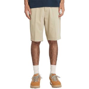 Timberland - Stretch Twill Chino Shorts - Korte Broeken - Beige - Katoen