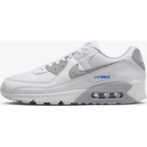 Nike Air Max 90 ""Laser Blue"" - Sneakers - Mannen - Maat 41 - Wit/Grijs/Blauw - HM0705-100