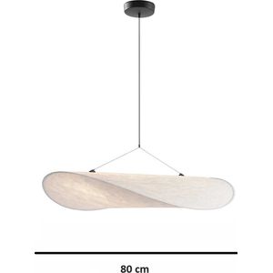 YMA® Design Hanglamp LED - 80cm Breed - Verstelbaar Snoer tot 200cm - Home Decor - Zijden Stof