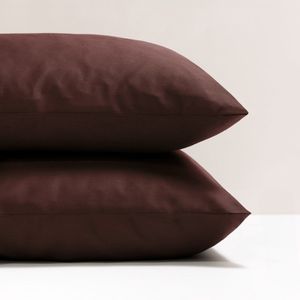 CLARYSSE Set van 2 slopen Grace 65x65 cm (mahonie 3046)