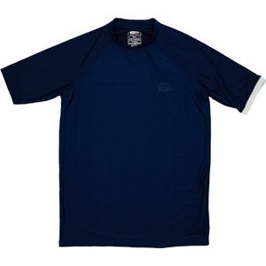 JUJA - UV-Zwemshirt met korte mouwen voor mannen - UPF50+ - Solid - Donkerblauw - maat M (48)