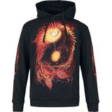 Spiral Phoenix Arisen Heren Trui met capuchon - zwart - M