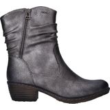 Rieker - Enkellaarsjes - Zilverkleur - Hak