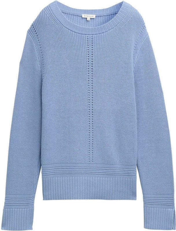 Gebreide Trui - Effen - Knitwear - Lange Mouw - Normale Pasvorm