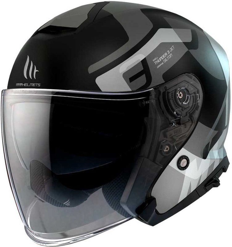 MT Helmets - Thunder 3 SV Silton B2 - Open Helm - Zwart