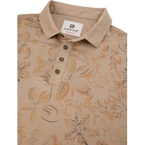 Gabbiano - Poloshirt - Latte Brown - Korte Mouwen
