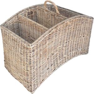 Sweet Living Rieten Lectuurmand - 46x26xH31 cm