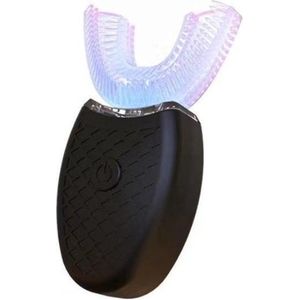 2 in 1 Elektrische Tandenborstel + Tanden Bleker - 360 Graden Tandenborstel - Intelligent Whitening Kit Toothbrush - Toothbrush + Whitening Kit -  Tanden Bleken - Tandenborstel - Elektrisch - 360° Tandenborstel - Zwart