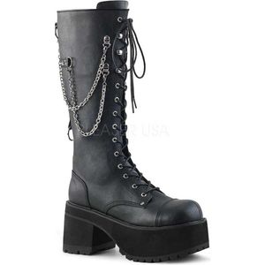 DemoniaCult - RANGER-303 Plateau Laarzen - US 6 - 36 Shoes - Zwart