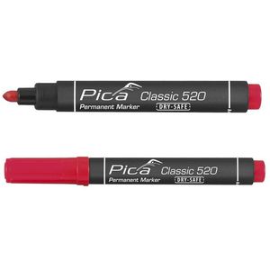 Pica 520/40 Permanent Marker rond rood VE=10 - PI52040
