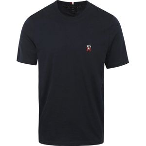 Tommy Hilfiger T-shirt-Zwart maat - L- Lente zomer-collectie- Essential Monogram Tee