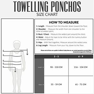 Badponcho voor Kinderen van Badstof Katoen - Comfortabele Badmantel