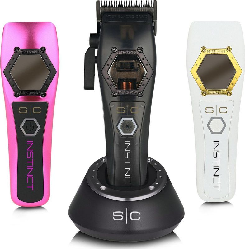 Stylecraft - Instinct Clipper Metal - Professionele Tondeuse - Draadloos - 180 Min Autonomie - 8 Opzetstukken