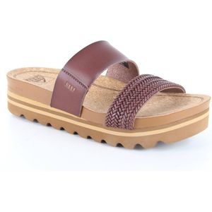 Reef - Cushion Vista - Slipper - Hi Chocolate - 100% Vegan Leer