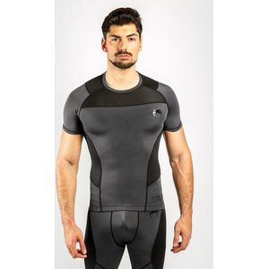 Venum Rashguard G-Fit S/S Compressie Shirt Grijs Zwart - XXL