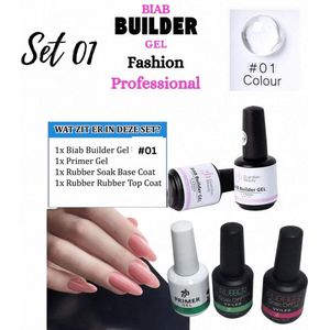 Guardian Beauty BIAB Builder Gel Set - Aphrodite - #1 - Nagel Gellak