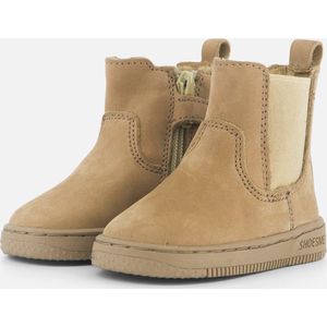 Baby | Enkelboots | Meisjes, jongens | BEIGE | Leer | Shoesme | Maat 22