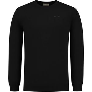 Ballin Amsterdam - Heren Regular fit Knitwear Crewneck LS - Black - Maat S