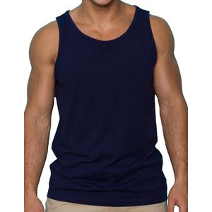 Zijden Heren Hemd Donkerblauw Small - 100% Zijde