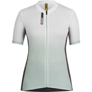 Mavic Essential Graphic Korte Mouw Wielertrui Groen M Vrouw