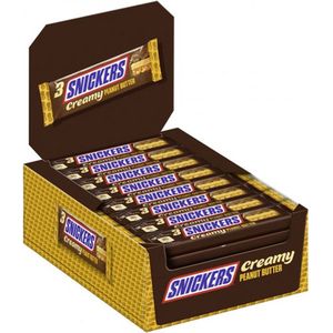 Snickers - Chocoladereep Creamy Peanut Butter (Trio) - 32 Repen