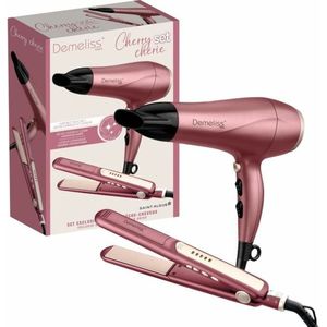 Set stijltang + haardroger - DEMELISS - 2200 W - Cherry Chérie