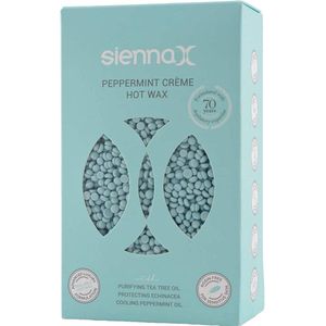 Sienna-x Ontharingswax Hot Peppermint 800 Gram Vegan Blauw