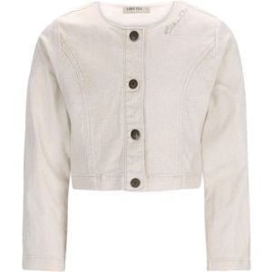 Like Flo - Amina Flo girls denim jacket - Soft gold - Maat 158-164