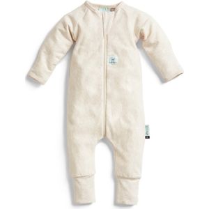 ergoPouch Babypyjama - Baby pyjama - 1,0 Tog - Pyjama jongens - Pyjama meisjes - Newborn - Oatmeal Marle