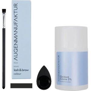 Augenmanufaktur Wimperkleuren Basic Kit Zwart 4-delig